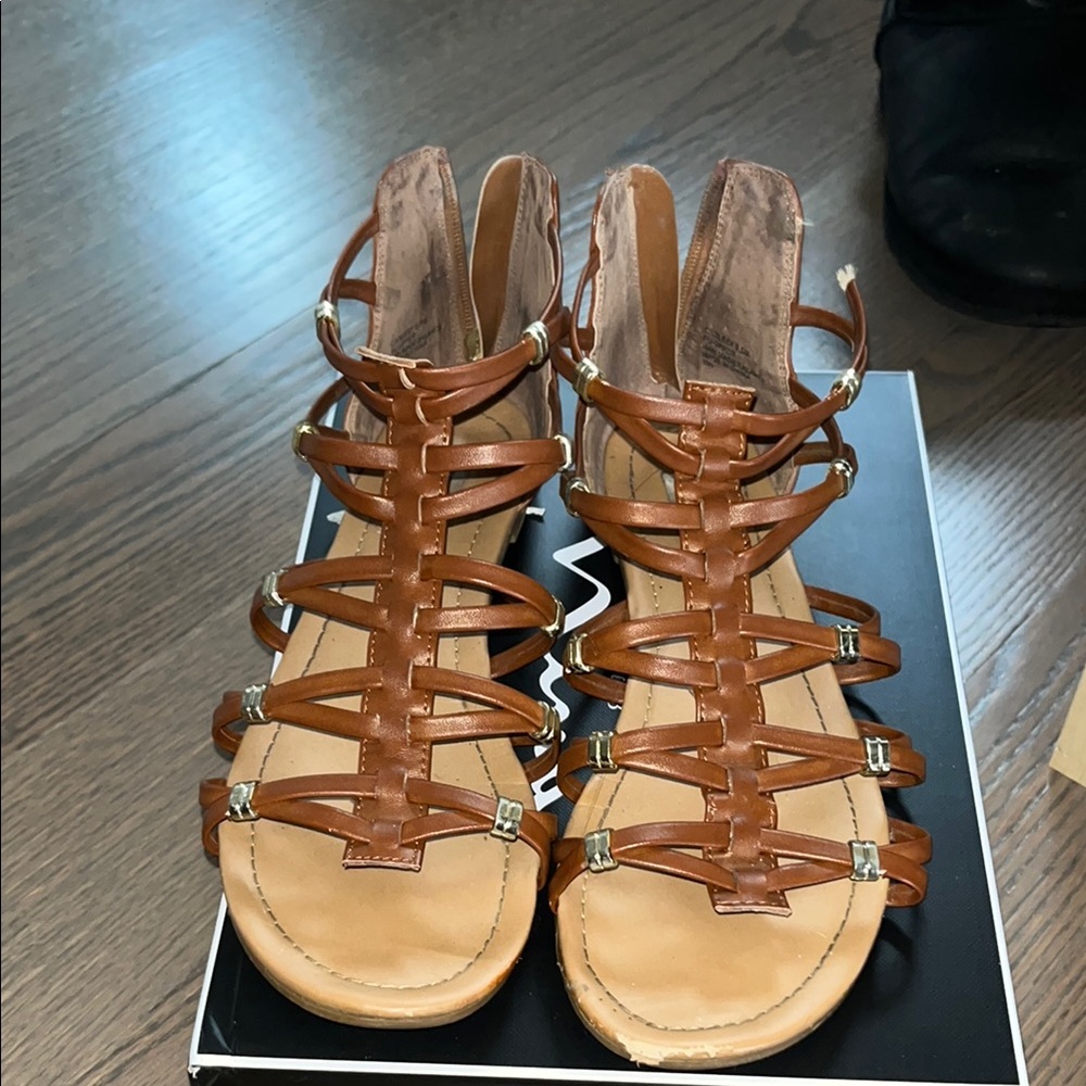 Steve Madden Brown Gladiator Sandals